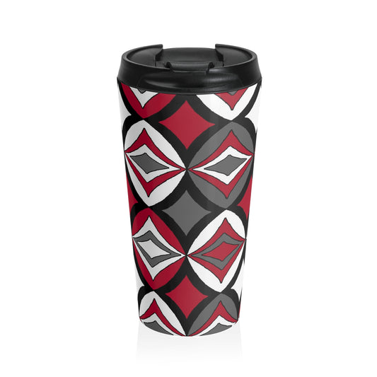 Modern Pattern, Stainless Steel, Travel Mug