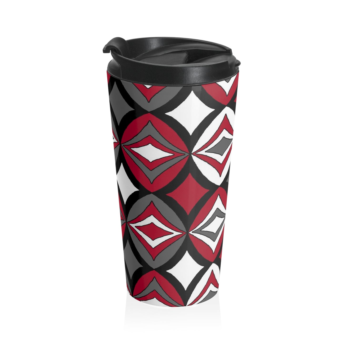 Modern Pattern, Stainless Steel, Travel Mug