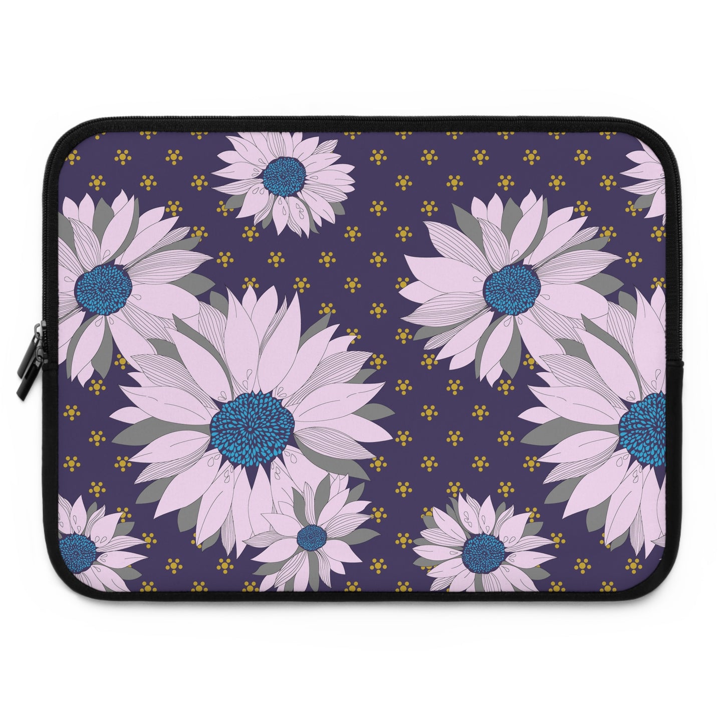 Colorful,Flower Pattern Laptop Sleeve