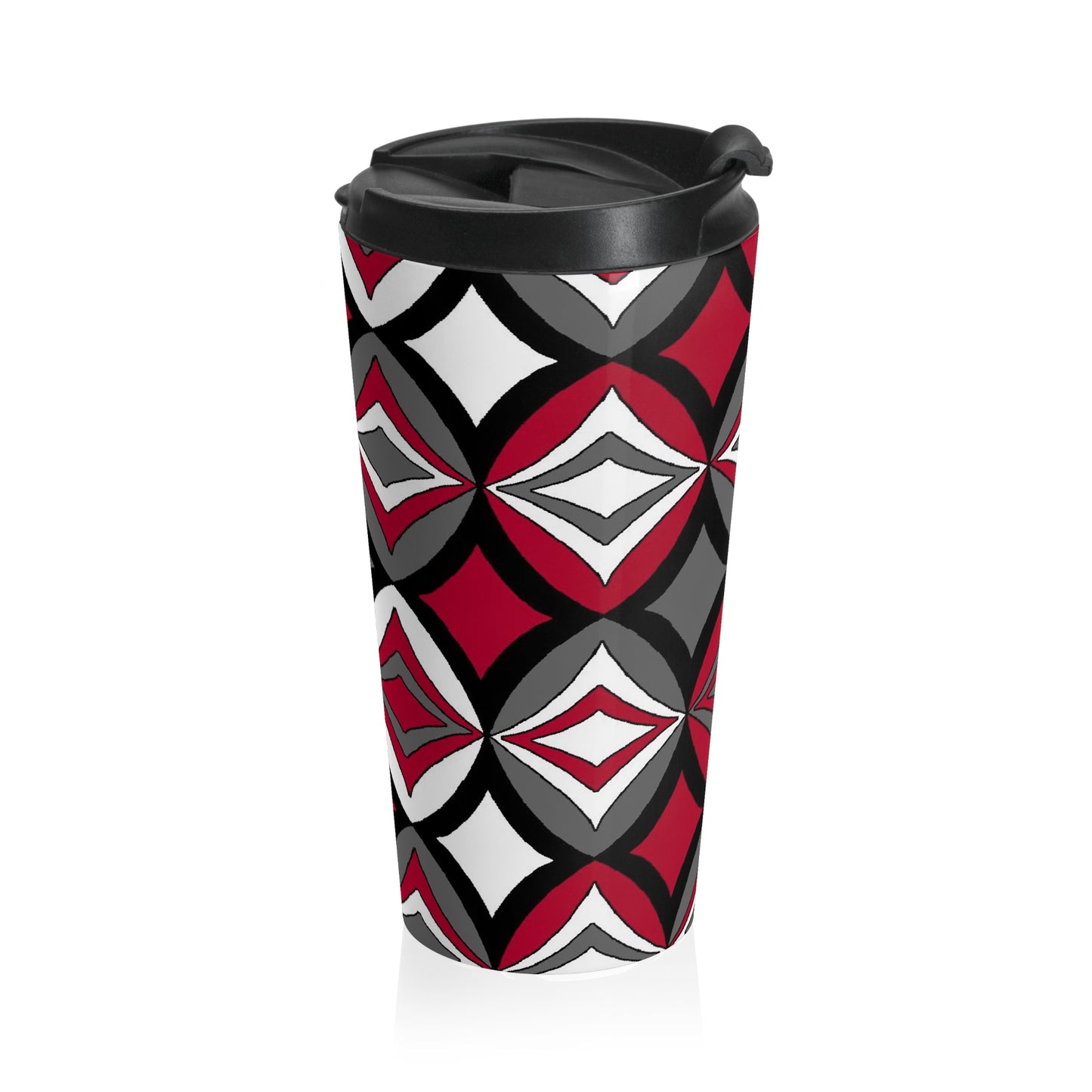 Modern Pattern, Stainless Steel, Travel Mug