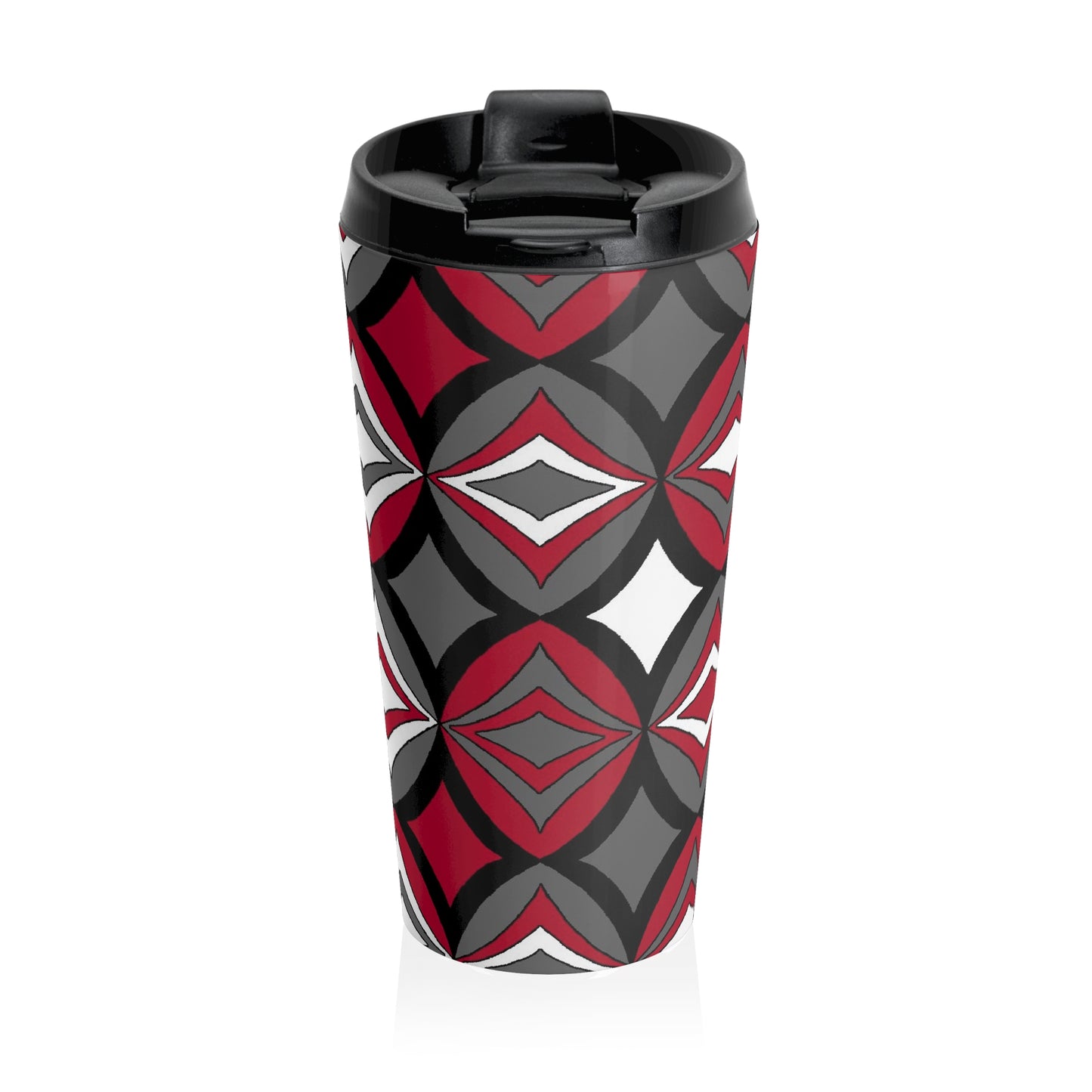 Modern Pattern, Stainless Steel, Travel Mug